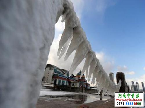 <a href=http://www.cyts.ha.cn/ly/yantai/ target=_blank class=infotextkey>烟台</a>冰凌美景，河南中青旅