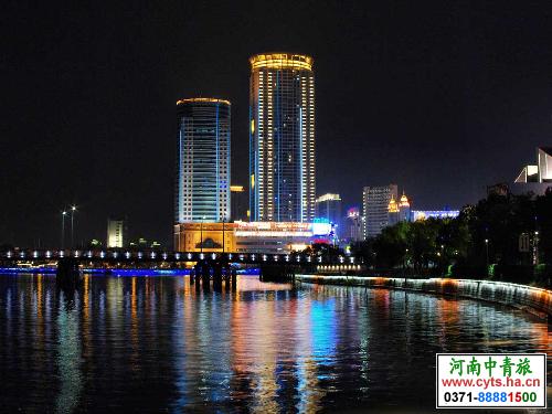 宁波三江口，河南中青旅