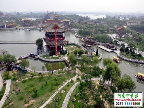 河南美景清明上河园，河南中青旅