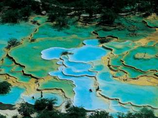河南旅行社,郑州青旅,四 川黄 龙五彩池