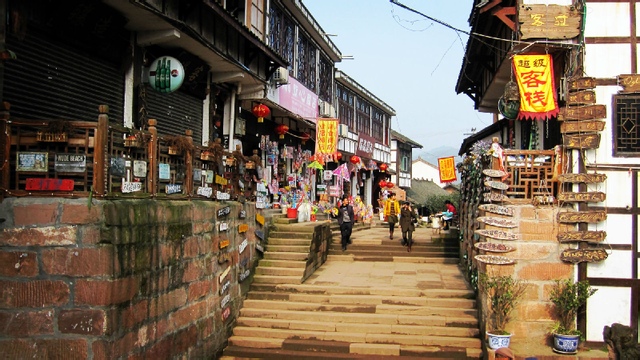 郑州旅行社,河南旅行社,郑州中青旅,四 川成 都平乐古镇